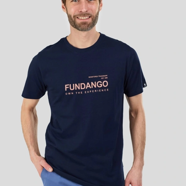 Kényelmes FUNDANGO férfi pamut pólók, rövidnadrágok