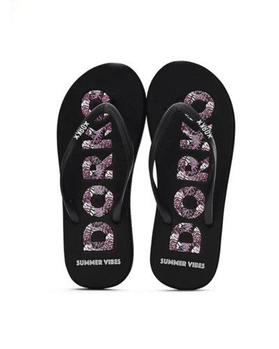 FLIP-FLOP PAPUCS NŐI FEKETE-RÓZSASZIN DORKO SURF