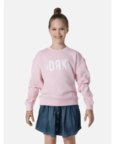 Pulóver Környakas Gyermek Leány Rózsaszín  Dorko ISSIE CREWNECK SWEATER GIRL