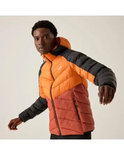 Hooded Dalent Férfi steppelt kabát