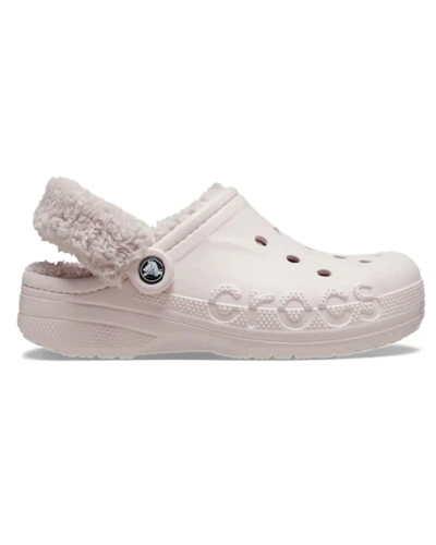 CROCS Baya Lined Fuzz Strap Clog