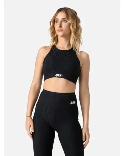 SPORTMELLTARTÓ FEKETE DORKO RACHEL FITNESS BRA WOMEN