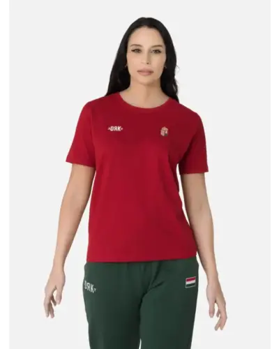 PÓLÓ SZURKOLÓI HUNGARY NŐI DORKO PIROS CHAMPIONS T-SHIRT WOMEN