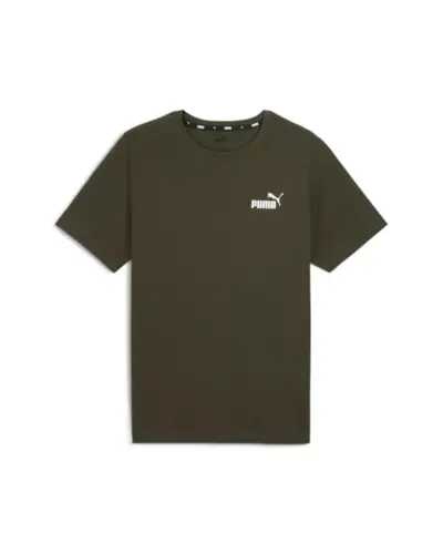 PÓLÓ KÖRNYAKAS UNISEX SÖTÉTOLAJBOGYÓ PUMA ESS Small Logo Tee