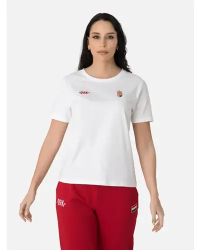 PÓLÓ SZURKOLÓI HUNGARY FEHÉR DORKO NŐI CHAMPIONS T-SHIRT WOMEN