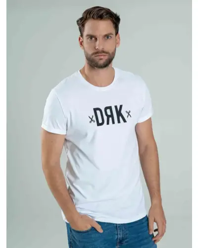 PÓLÓ KÖRNYAKAS FÉRFI FEHÉR DORKO BASIC