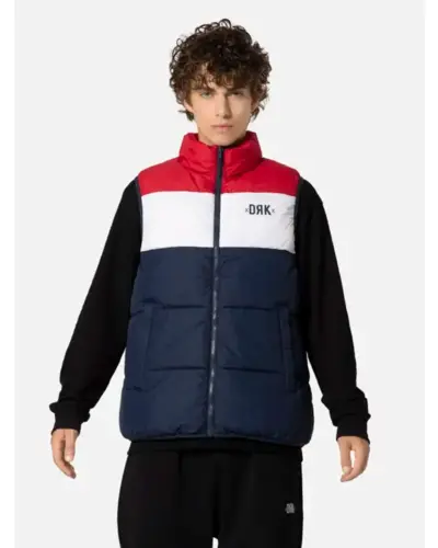 MELLÉNY FÉRFI SÖTÉTKÉK-FEHÉR-PIROS DORKO PAOLO VEST MEN