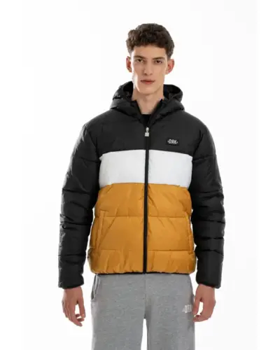 KABÁT DZSEKI FÉRFI NARANCS-FEHÉR-FEKETE DORKO DYLAN JACKET MEN